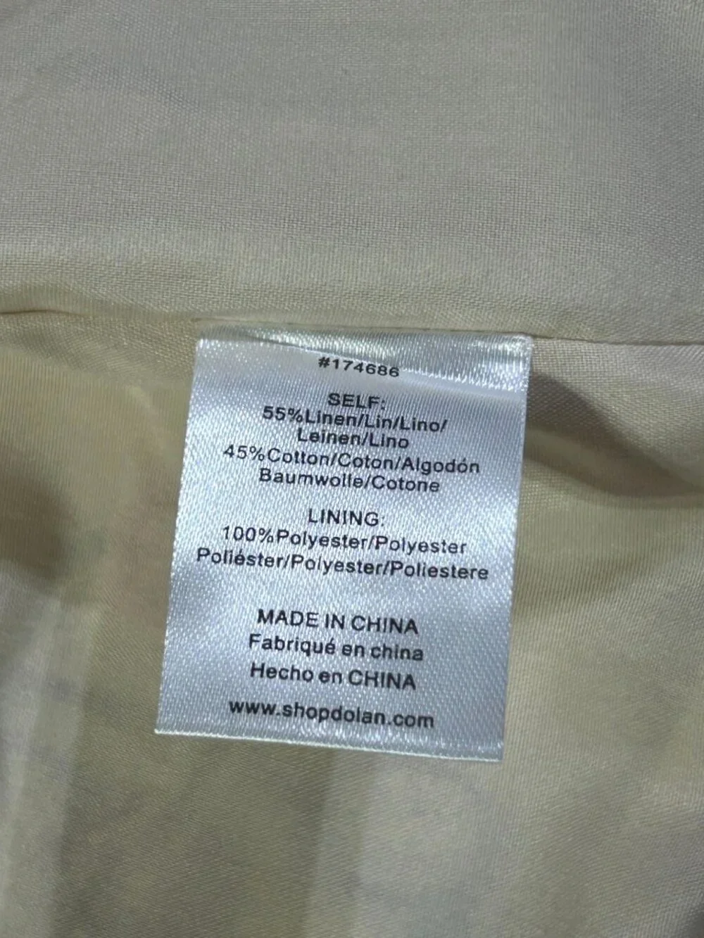 NWT Anthropologie Women's Floral Embroidered Dolan Linen Jacket Size S 3235 - Picture 8 of 16